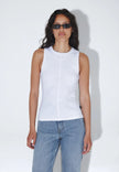 Lian Top in White Fog