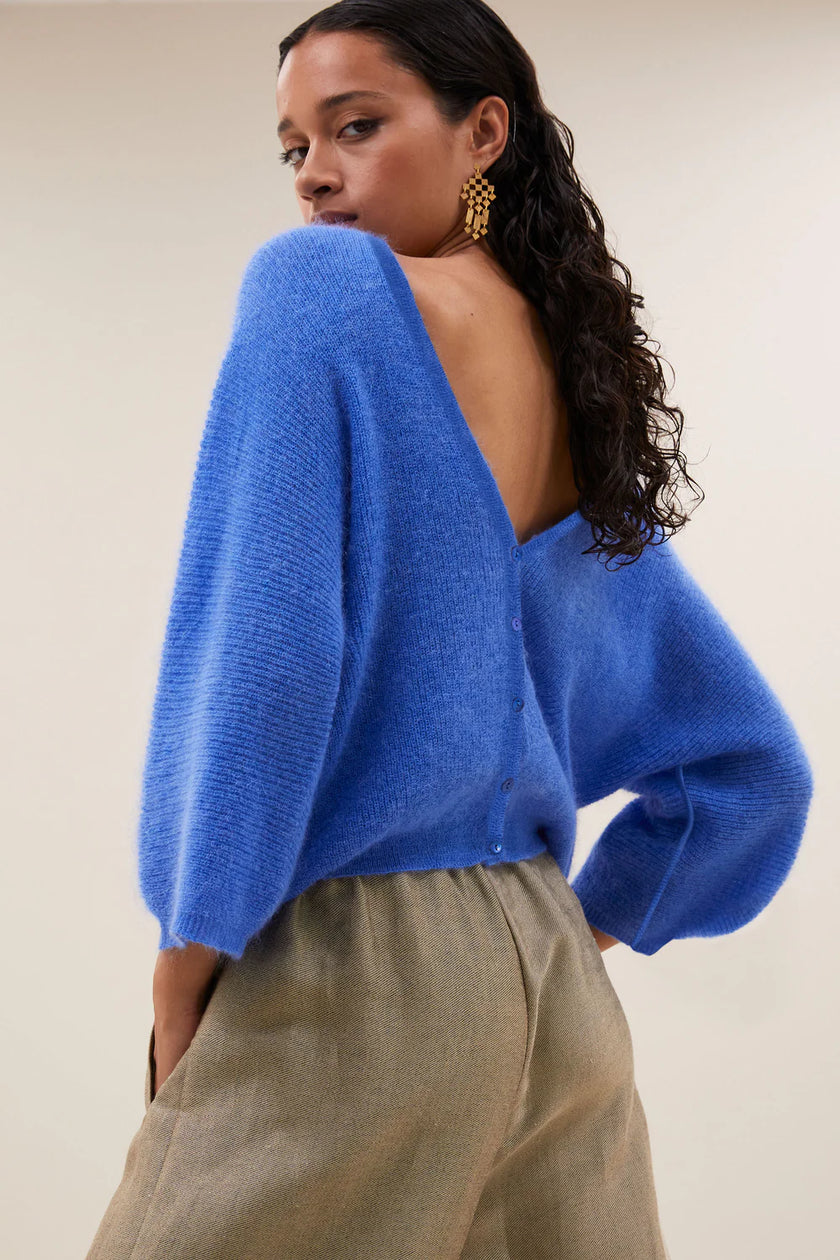Indra Cardigan in Azul Blue