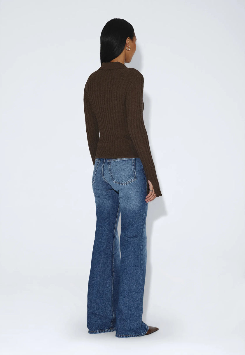 Aiya Sweater in Brown