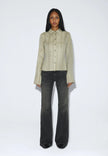 Mila Seam Shirt in Washed Beige