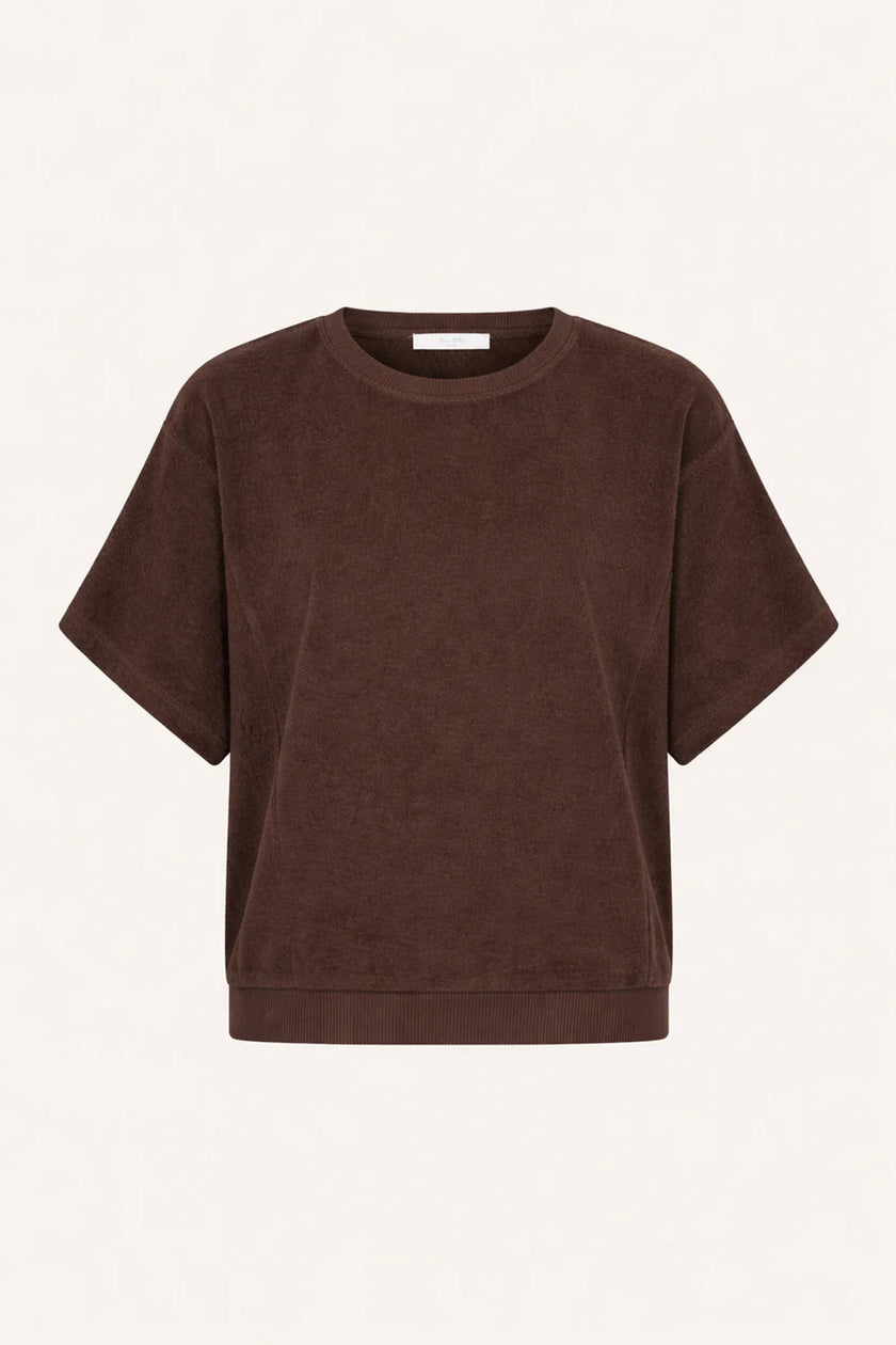 Nuki Slub Top in Coffee Bean