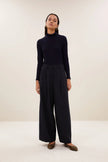 Frida Pinstripe Pants in Midnight