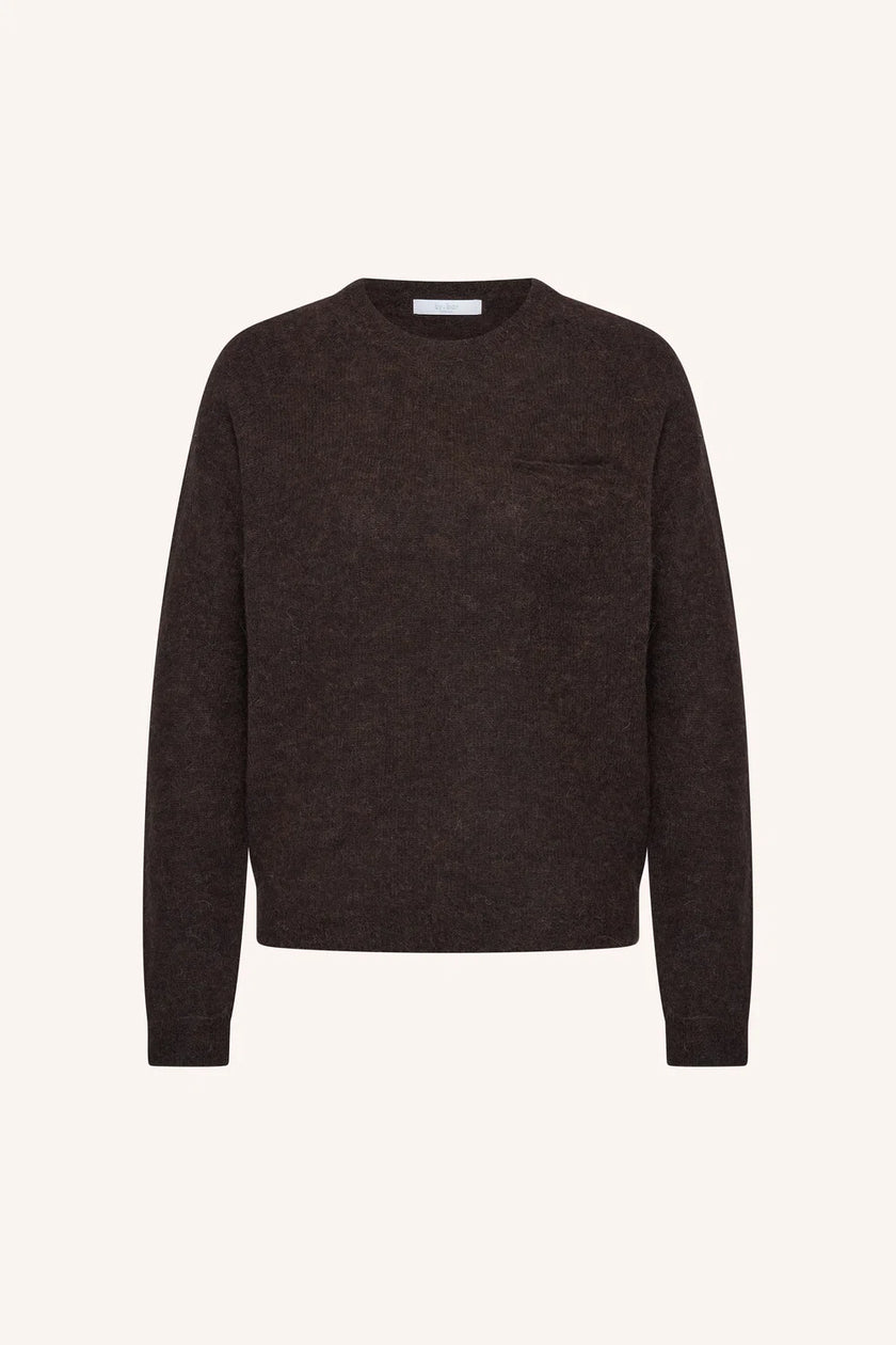 Polly Pullover in Deep Brown