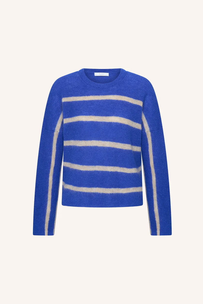 Vide Stripe Pullover in Off White Stripe