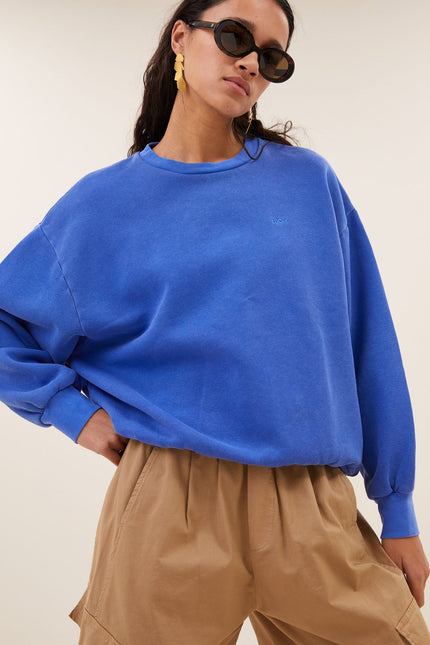 Lili Lucky Sweater in Azul Blue