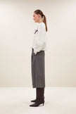Lili Speed Sweater in Light Grey Melee
