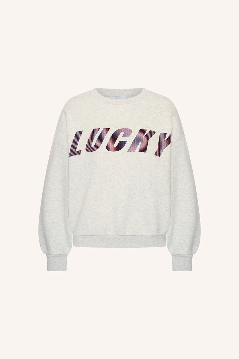 Lili Speed Sweater in Light Grey Melee