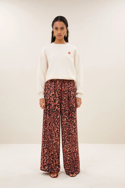 Lili Coast Melange Sweater in Oyster Melee