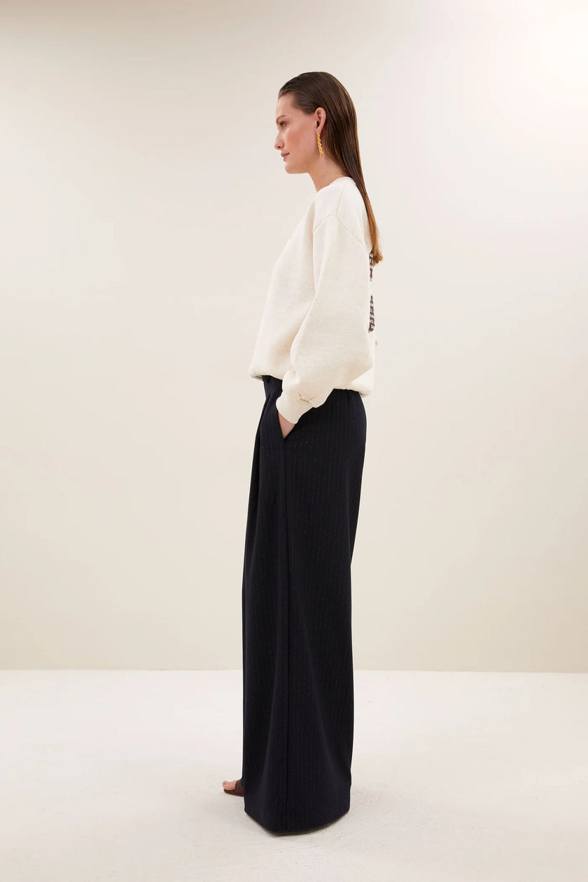 Lili Lucky Danse Sweater in Oyster Melee