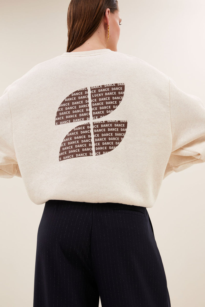 Lili Lucky Danse Sweater in Oyster Melee