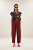 Begum Wine Jeans