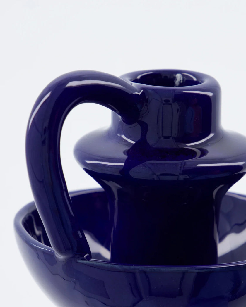 Candle Holder in Blue