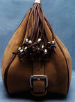Dolly Bag in Camel Suede