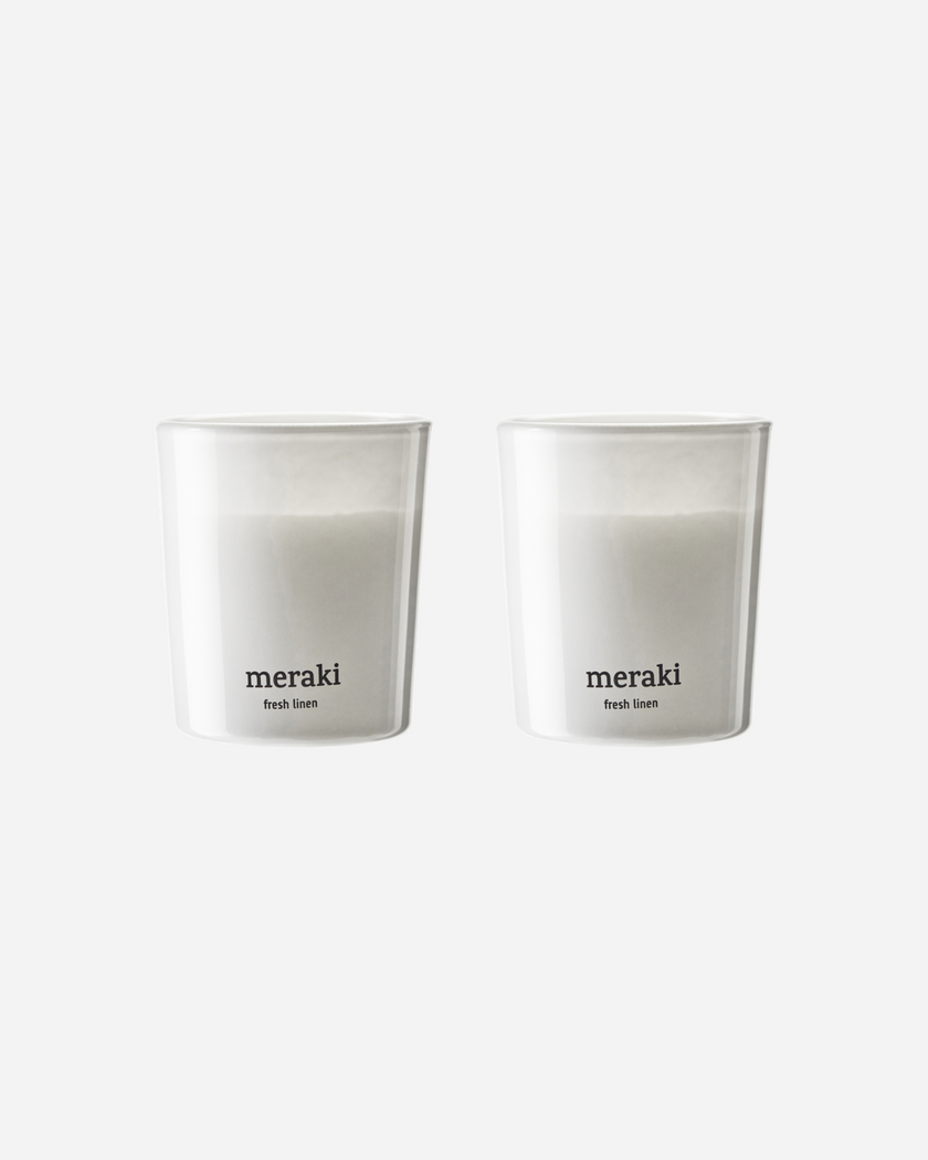Duo Scented Candles in Fresh Linen