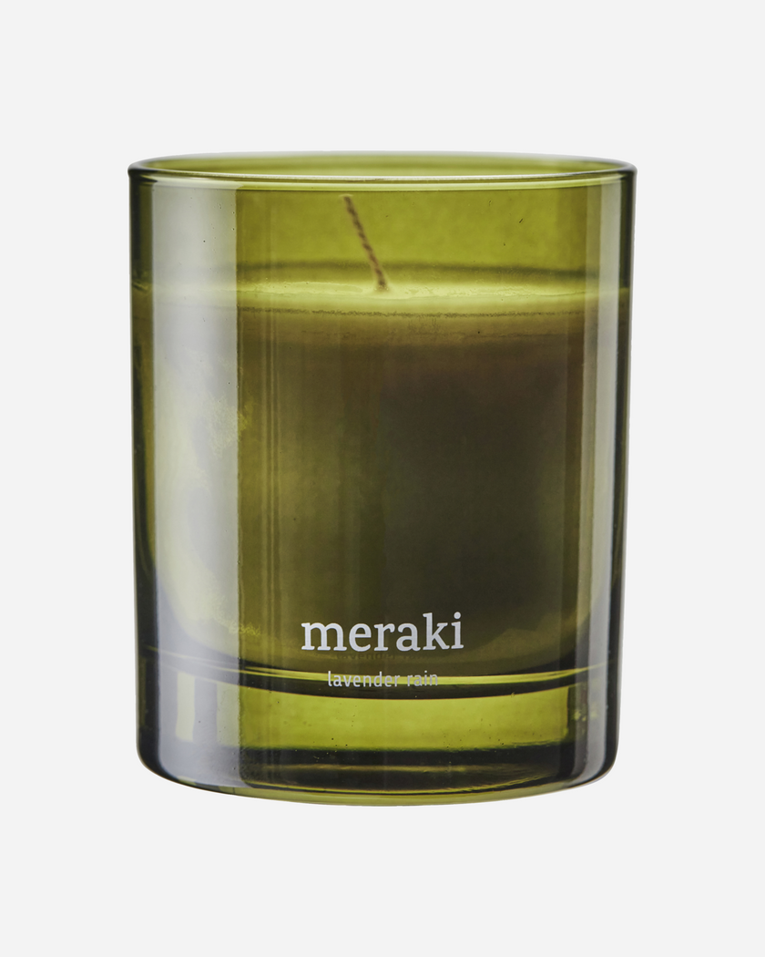 Big Scented Candle in Lavender Rain