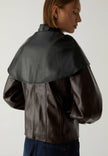Noor Brown Bomber Jacket