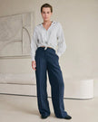Moore Pleated Pants Naval Acadamy