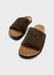 Effie Sandals in Java Suede