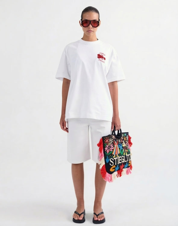 Mae Oversized T-Shirt in White