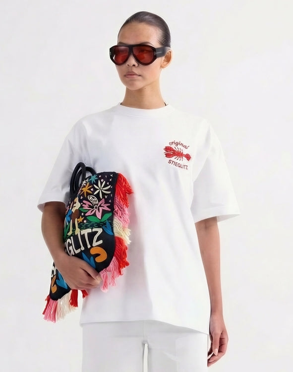 Mae Oversized T-Shirt in White