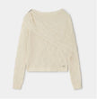 Parker ecru Textured Knit