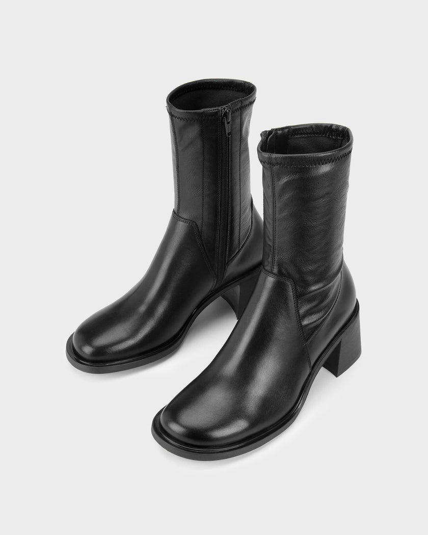 Vega Ankle Boots in Black