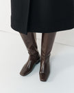 Mona High Boots in Chocolate