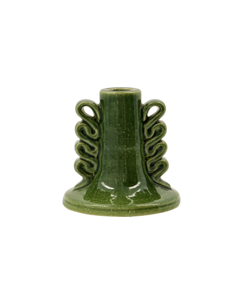 Candle Holder in Green