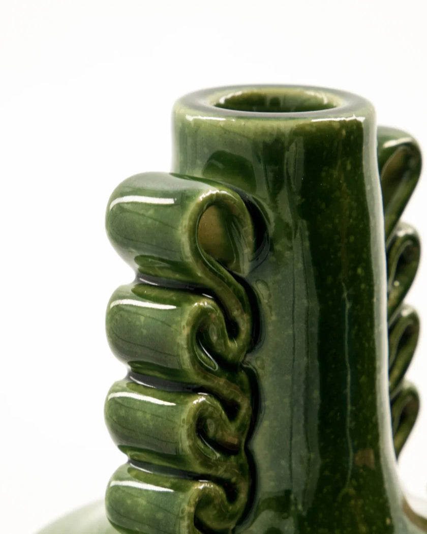 Candle Holder in Green