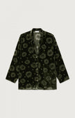 Antaz Flower Shirt in Forest