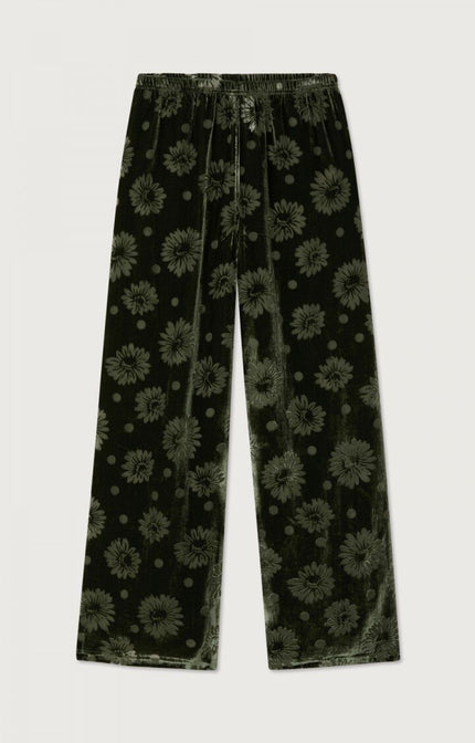 Antaz Flower Pants in Green
