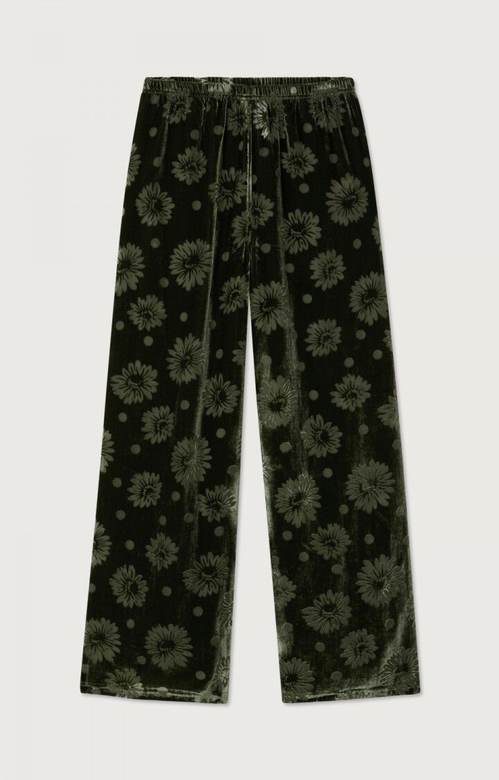 Antaz Flower Pants in Green