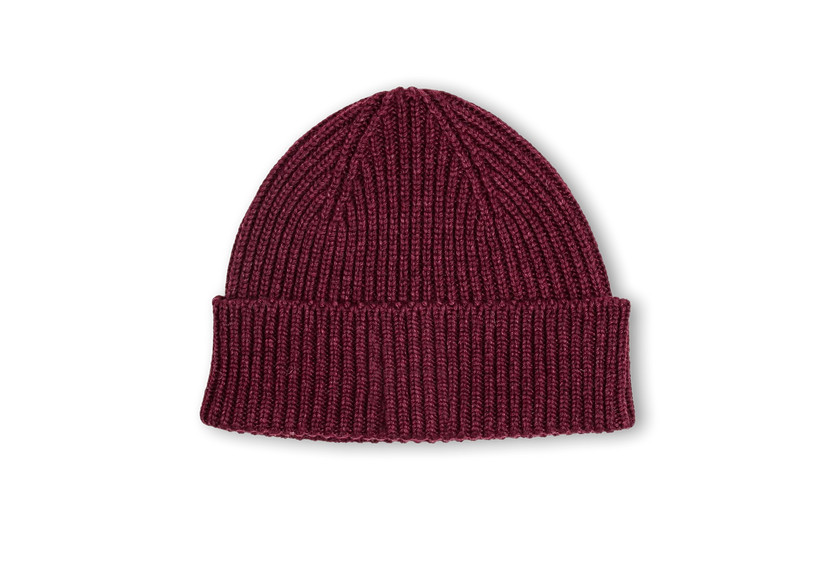 Classic Beanie in Bordeaux