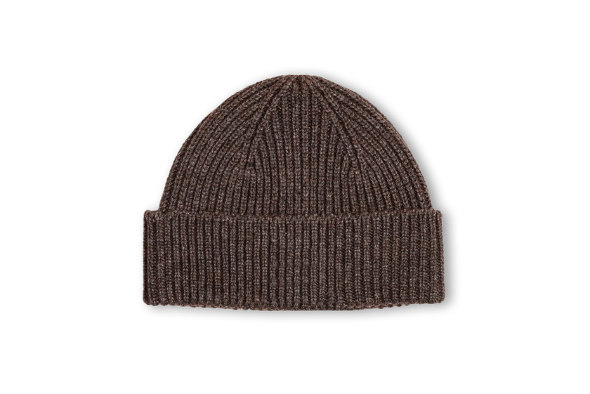 Classic Beanie in Coffee Brown