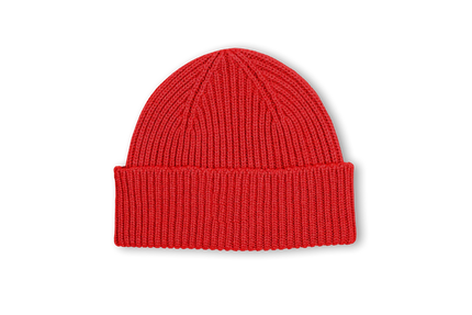 Classic Beanie in Fiery Red