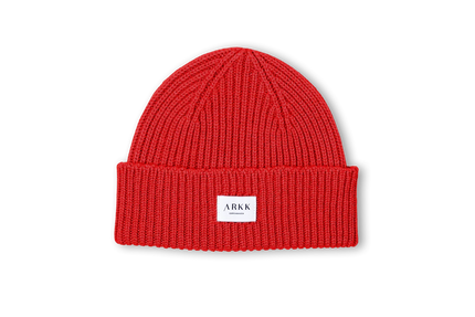 Classic Beanie in Fiery Red