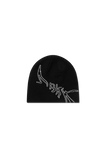 Graphic Beanie in Black