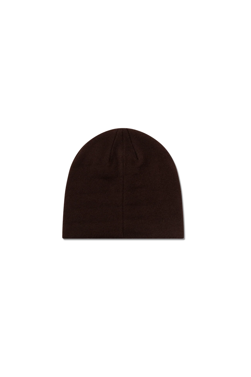 Graphic Beanie in Chocolate Yellow