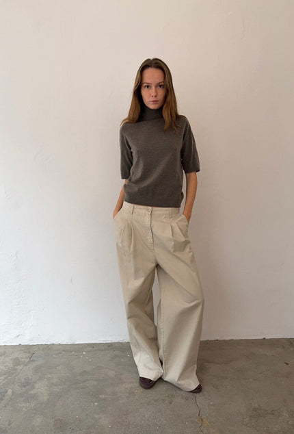 Aksa Knit in Mole