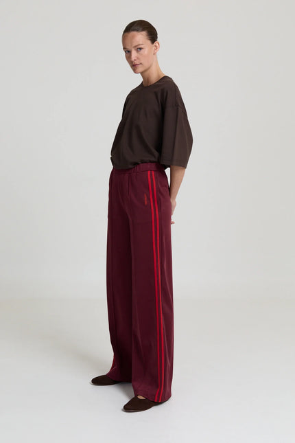 Astrid Pants in Burgundy
