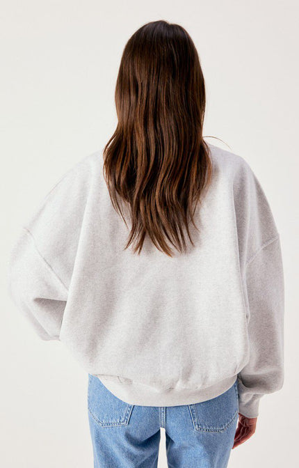 Baptown Sweater in Grey Melange