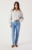 Baptown Sweater in Grey Melange