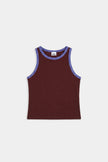 Bean Tank Top in Burgundy