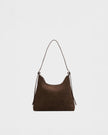 Bari Suède Handbag in Coffee