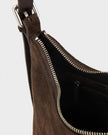 Bari Suède Handbag in Coffee
