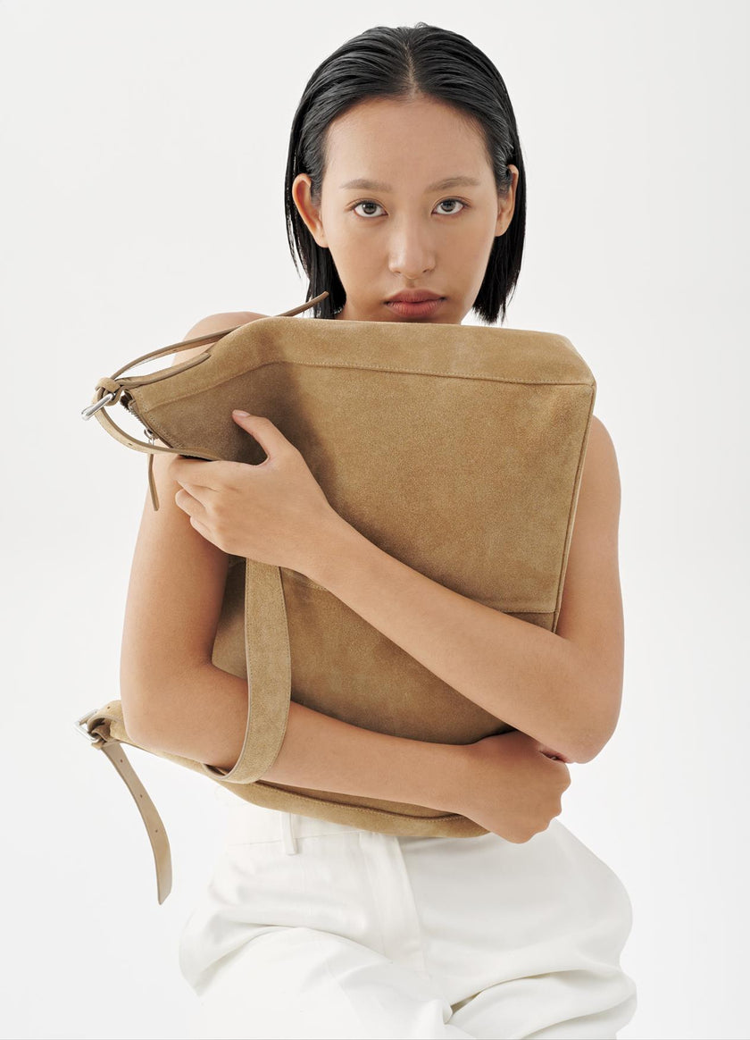 Hilo in Beige Suede