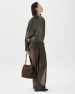 Cannes Mid Bag in Coffee