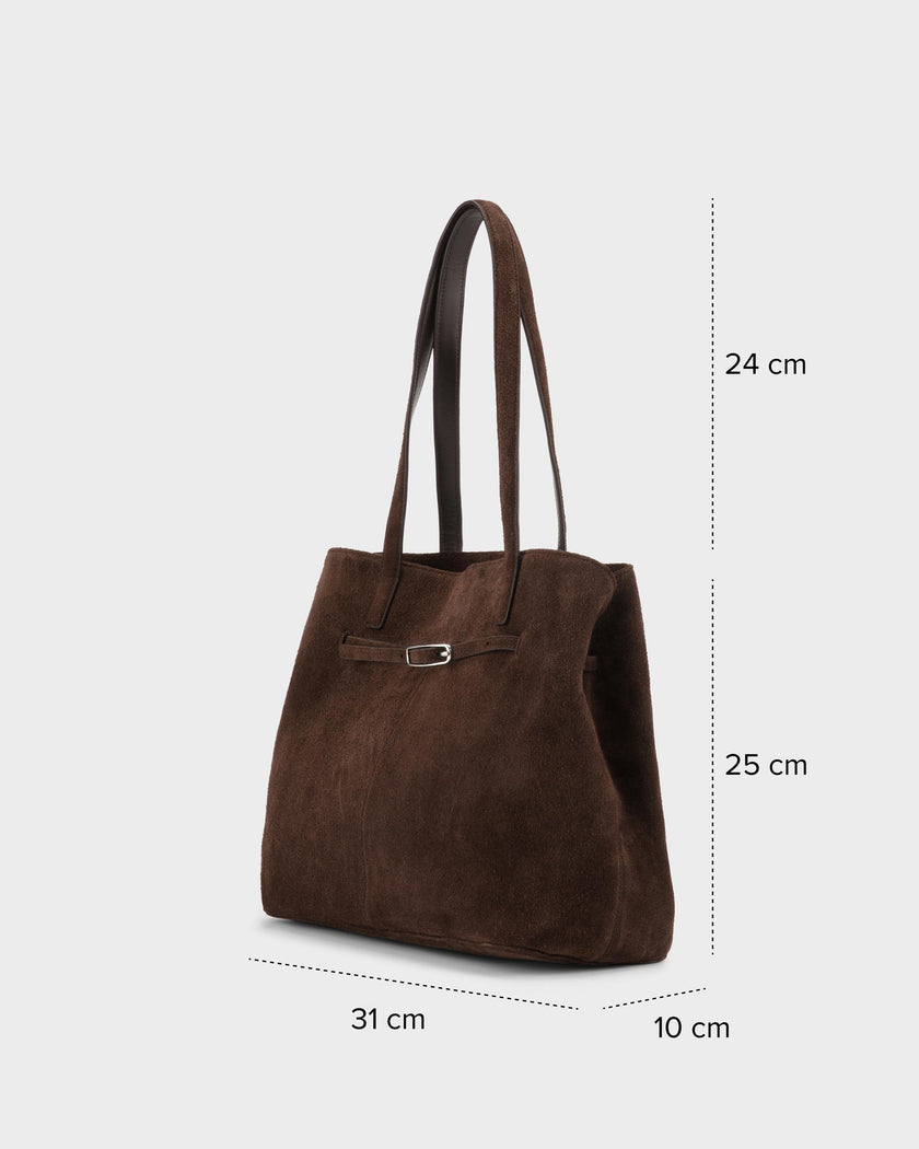 Cannes Mid Bag in Coffee