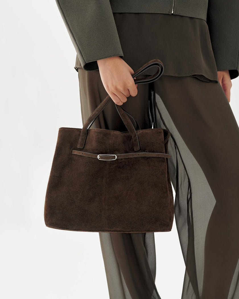 Cannes Mid Bag in Coffee
