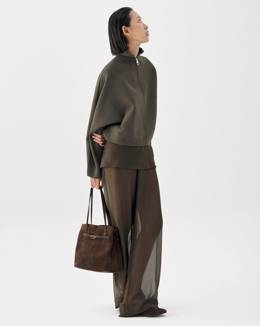 Cannes Mid Bag in Coffee